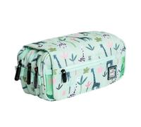 Trousse triple design avec grands compartiments intérieurs avec fermeture éclair individuelle pour matériel scolaire et voyage, multicolore, Sacs scolaires