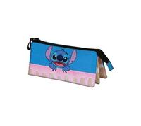 Trousse Triple - Disney Lilo et Stitch Cake - Bleu - Taille Unique