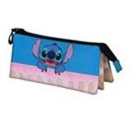 Trousse Triple - Disney Lilo et Stitch Cake - Bleu - Taille Unique Bleu G