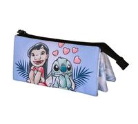Trousse Triple - Disney Lilo et Stitch Couple - Lilas - Taille Unique Violet