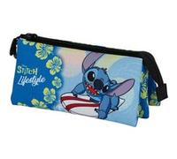 Trousse Triple - Disney Lilo et Stitch Lifestyle - Bleu - Taille Unique Bleu