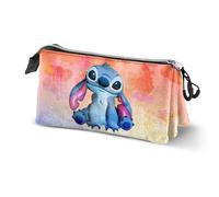 Trousse Triple - Disney Lilo et Stitch Watercolour - Multicolore - Taille Unique