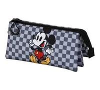 Trousse Triple - Disney Mickey Mouse Move - Gris - Taille Unique Gris G