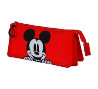 Trousse Triple - Disney Mickey Mouse Red - Rouge - Taille Unique Rouge