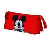 Trousse Triple - Disney Mickey Mouse Red - Rouge - Taille Unique Rouge