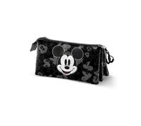 Disney Trousse triple Mickey Mouse Year Noir Taille unique 23 x 11 cm