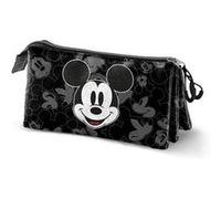 Disney Trousse triple Mickey Mouse Year Noir Taille unique 23 x 11 cm