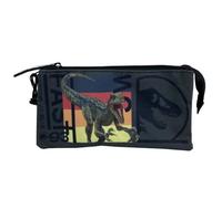 Trousse triple enfant Cyp Brands Jurassic World Roar Bleu 23x3x12 cm