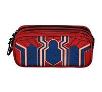 Trousse triple enfant Educa Borras Marvel Spiderman Drop Rouge 11x22x10 cm