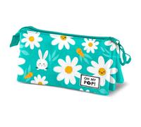 Trousse triple enfant Educa Borras Oh My Pop! Blooming Turquoise 10x23,5x5 cm