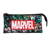 Trousse triple enfant Karactermania Marvel Avengers React Multicolore 10x23,5x5 cm