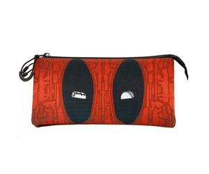 Trousse triple enfant Karactermania Marvel Deadpool Weapons Orange 23x11x7 cm
