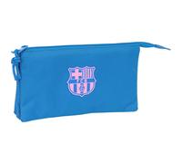 safta F.C.Barcelona Chica Trousse Triple pour Enfants d'âge Scolaire, Confortable et Polyvalente, qualité et résistance, 22 x 3 x 12 cm, Couleur Indigo, Indigo, Estándar, Décontracté