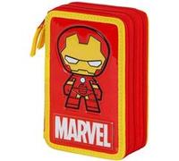 Trousse Triple Garnie - Marvel Iron Man Alloy - Rouge - Taille Unique Rouge G