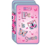 Trousse Triple Garnie Papillons Life Is Sweet Must Team Rose Pastel/rose Clair/blanc/j TU