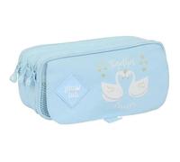 Trousse Triple - Glowlab - Cisnes - Polyester Résistant - 3 Compartiments - Idéale Pour Enfants