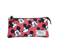 Trousse Triple HS - Mickey Mouse Blinks - Rouge Rouge