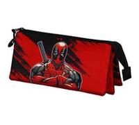 Trousse Triple - Marvel Deadpool Bad - Rouge - Taille Unique Rouge