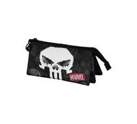 Trousse Triple - Marvel Punisher Skull - Noir - Taille Unique