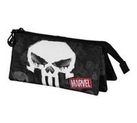 Trousse Triple - Marvel Punisher Skull - Noir - Taille Unique Noir