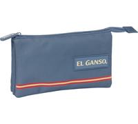 Trousse triple multi-usages El Ganso Bleu 22 x 12 x 3 cm