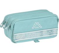 Trousse triple multi-usages Kappa 21,5 x 10 x 8 cm Bleu