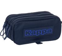 Trousse triple multi-usages Kappa Blue night bleu marine 21,5 x 10 x 8 cm