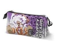 Trousse Triple - One Piece Luffy Gear 5 - Lilas - Taille Unique Lilas G