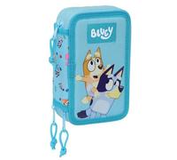 safta Blue - Trousse Scolaire avec 36 Outils Inclus, idéale pour Les Enfants de 5 à 14 Ans, Confortable et Polyvalente, qualité et résistance, 12,5 x 5,5 x 19,5 cm, Couleur Bleu Ciel, Bleu Ciel,
