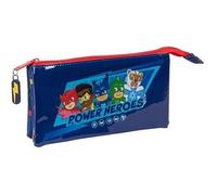 Trousse Triple Pour Enfant Safta Pjmasks Ready - Confortable Et Polyvalente - Qualité Et Durabilité