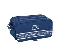 Trousse Triple - Safta - M710 - Bleu Marine - Fermeture Éclair - Polyester