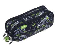 Trousse triple - TANN'S - Ilyès - Bleu - Polyester recyclé - Zippée