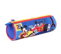 Trousse tube 'Mickey' bleu multicolore - 20x7 cm Bleu