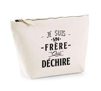 Trousse Un Frère Qui Déchire 3 | Pochette Toilette Maquillage | Idée Cadeau Frère Humour Original Noël Anniversaire Fête Famille Amour