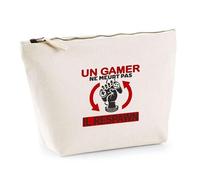 Trousse Un Gamer Ne Meurt Pas Respawn | Pochette Toilette Maquillage | Idée Cadeau Geek Gamer Humour Jeu Vidéo Drôle Original