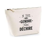 Trousse Un Gendre Qui Déchire 2 | Pochette Toilette Maquillage | Idée Cadeau Gendre Beau Fils Humour Original Noël Anniversaire Famille Drôle Unique