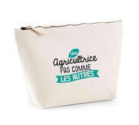 Trousse Une agricultrice Pas comme Les Autres | Pouch | Idée Pochette Toilette Maquillage Transport Cadeau Anniversaire Fête Original Famille Travail Départ Collègue Retraite