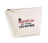 Trousse Une Assistante RH Pas comme Les Autres | Pouch | Idée Pochette Toilette Maquillage Transport Cadeau Anniversaire Fête Original Famille Travail Départ Collègue Retraite
