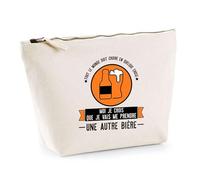 Trousse Une Autre Bière | Pochette Toilette Maquillage | Idée Cadeau Alcool Humour Original Drôle Apéro Anniversaire Fête Soirée Unique