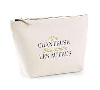 Trousse Une chanteuse Pas comme Les Autres | Pouch | Idée Pochette Toilette Maquillage Transport Cadeau Anniversaire Fête Original Famille Travail Départ Collègue Retraite