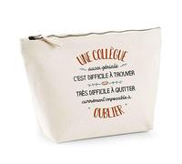 Trousse Une Collègue Aussi géniale | Pochette Toilette Maquillage Idée Sac Cadeau