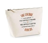 Trousse Une Corinne Aussi géniale | Pochette Toilette Maquillage Idée Sac Cadeau