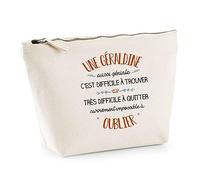 Trousse Une Géraldine Aussi géniale | Pochette Toilette Maquillage Idée Sac Cadeau