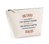 Trousse Une Laura Aussi géniale | Pochette Toilette Maquillage Idée Sac Cadeau
