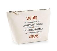 Trousse Une Lyna Aussi géniale | Pochette Toilette Maquillage Idée Sac Cadeau