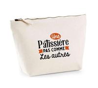 Trousse Une pâtissière Pas comme Les Autres | Pouch | Idée Pochette Toilette Maquillage Transport Cadeau Anniversaire Fête Original Famille Travail Départ Collègue Retraite