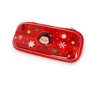 Legami - Étui Wonderwow, Motif Ladybug, 2 Compartiments et Porte-Stylo intérieur, Poche intérieure en Filet, Fermeture éclair, 23 x 11 x 5 cm