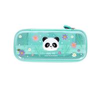 LEGAMI - Trousse Wonderwow, Thème Panda, 2 Compartiments et Porte-Stylo intérieur, Compartiment intérieur avec Tissu en Maille, Fermeture à Glissière, 23 x 11 x 5 cm