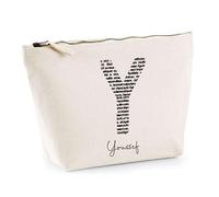 Trousse Youssef Lettre Littérature | Pochette Toilette Maquillage | Idée Cadeau Prénom Livre Lecture Anniversaire Oncle Parrain Beau Papa Collègue Départ Retraite Noël