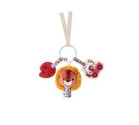 Lilliputiens - Hochet d'Activités Bébé Jack le Lion - Avec Anneau de Dentition en Silicone, Miroir et Hochet - Forme de Trousseau de Clés - 25 x 20 cm - Dès 3 mois